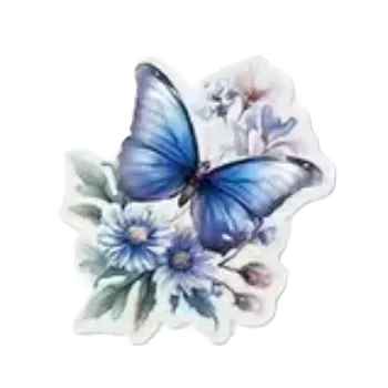 samolepka Samolepky - motýlci III (sada 5 ks)