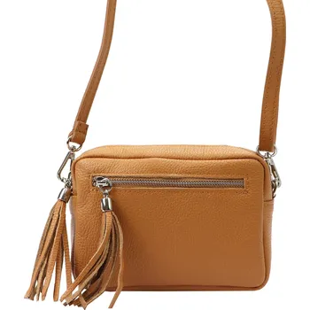 Kabelka Kožená crossbody kabelka Luka 20-030 camel
