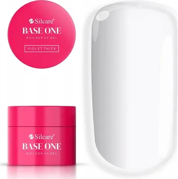 Lak na nehty Gel Base One Violet Thick 15g Gel na nehty samovyrovnávací stavební