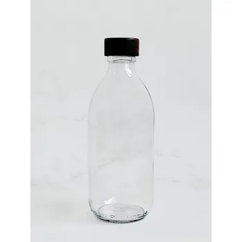 Dávkovač mýdla STELLA 330 ml s uzávěrem tmavé dřevo