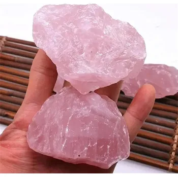 Růženín přírodní kámen pro pozitivní energii | růženín kámen, růžový krystal - Náhodný , 200-300g 1ks