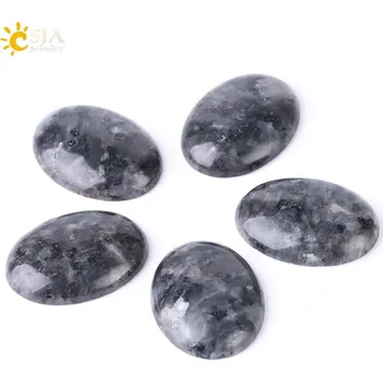 Přívěsek Přírodní labradorit kámen oválný 30x40mm | šperkařský kámen, minerální korálek