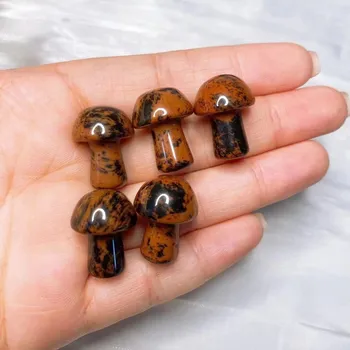 Dekorace do akvária Minerální mini houbička | dekorace akvárium, domácí dekorace - Broskvový obsidián , 1