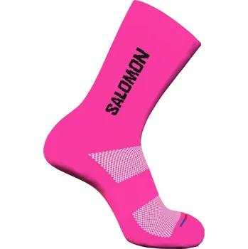 Dámské ponožky Salomon 365 Crew LC2376400 - knockout pink/black 42-44
