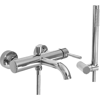 Vodovodní baterie Rea Lungo - vanová baterie + ruční sprchový set, chrom, REA-B6641