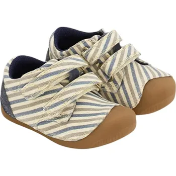 Chlapecké tenisky BUNDGAARD BAREFOOT dětská celoroční obuv - Petit Low Oceanic Stripe Velikost: 21