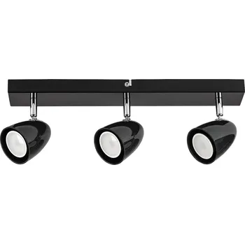 Černé stropní svítidlo Perico pro žárovku 3x GU10 - Rabalux - 73019 - 73019