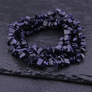 Náramek Minerální korálky | výroba šperků - Blue Sanstone