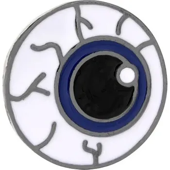 Barevný odznak s lékařským motivem | kovový odznak | lékařský šperk - Oční bulva