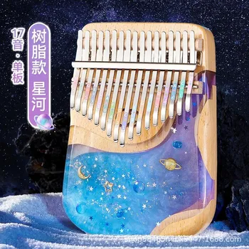 Kalimba pro začátečníky | hudební nástroj | meditační kalimba | dětská roztomilá kalimba - Klíč A 17