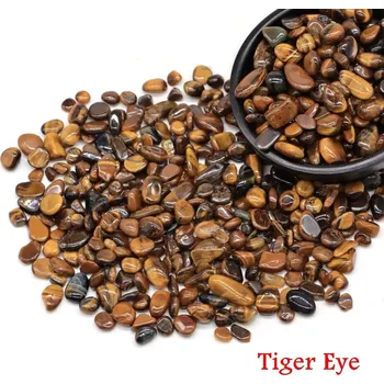 Přírodní kameny pro dekoraci | dekorativní kameny | harmonizační krystaly - tygří oko , 50 g