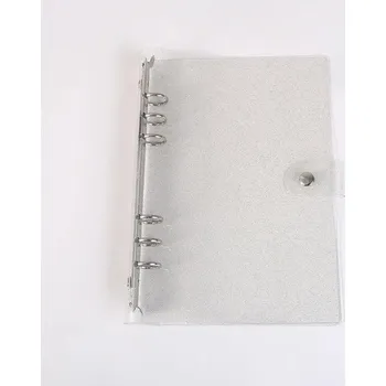 Zápisník Kreativní zápisník se 6 kroužky | školní zápisník, studentský diář - třpytivý střípek , A6