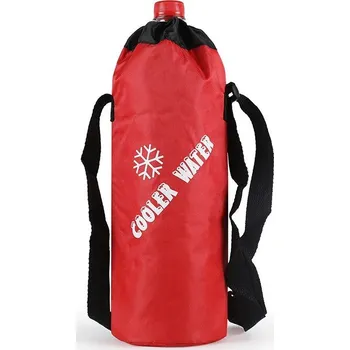 Termoska Termo obal na lahev univerzální | termo obal, izolační taška - D-Red-sněhová vločka