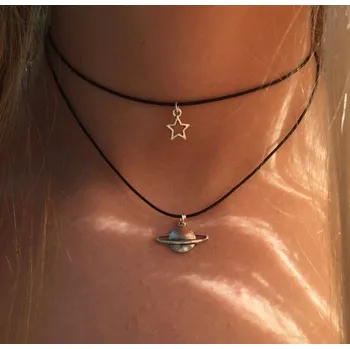 Náhrdelník Gotický choker náhrdelník | gotický náhrdelník, měsíční choker - AS-0123