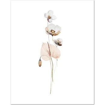 Obraz Minimalistický obraz na plátno s květinami | nástěnný obraz, plátno s motivem květin - 2PB13223 , 50x70 cm Bez rámu