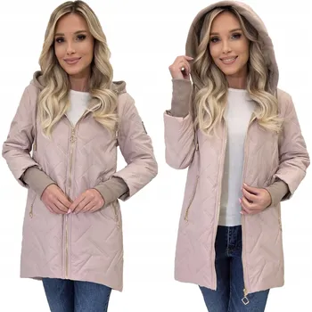 Podprsenka Soprato dámská prošívaná bunda s kapucí přechodná jarní podzimní L