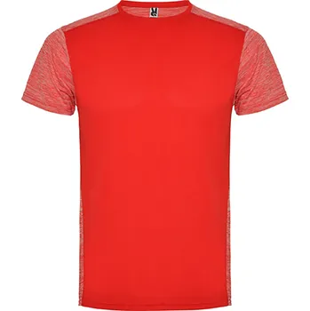 Dámské oblečení Pánské sportovní tričko Zolder červená-červená melírová (60245) S