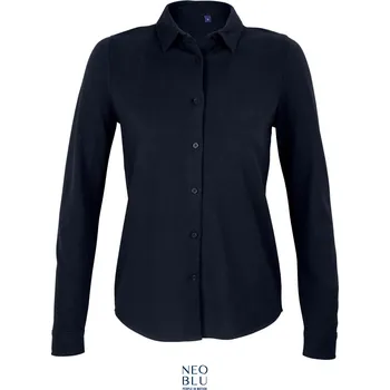 Dámská halenka Piqué halenka s dlouhým rukávem Basile Women night blue S
