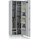 ISS Skříň na zbraně SIEGEN MAX KOMBI 500080.51 KL, světle šedá