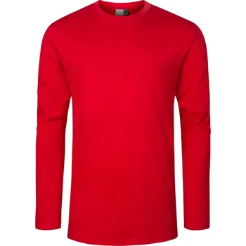 Pánské tričko Pánské prémiové tričko s dlouhým rukávem 4099 fire red 5XL