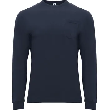 Dámské oblečení Pánské tričko s dlouhým rukávem Shiba námořnická modrá (55) XL