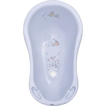 koupací vanička MALTEX Vanička se zátkou Velrybka Minimal 84 cm - satin blue