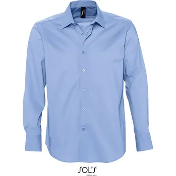 Pánská košile Elastická košile s dlouhým rukávem Brighton bright sky S