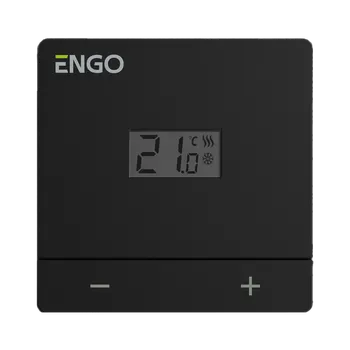 Termostat ENGO Controls Digitální termostat EASY-BATB, černý