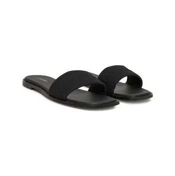 Pánské pantofle Nazouváky Calvin Klein Flat Slide - He HW0HW02378 Černá 39