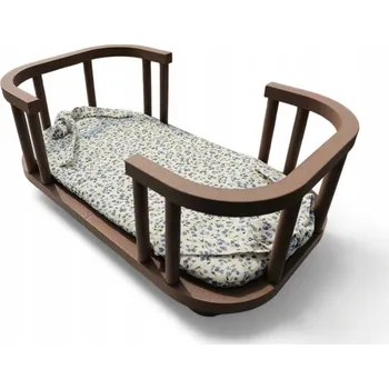 Doplněk pro panenku Postýlka pro panenky, hnědá