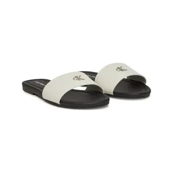 Dámská obuv Nazouváky Calvin Klein Jeans Flat Sandal Slide Mg YW0YW01697 Bílá 37