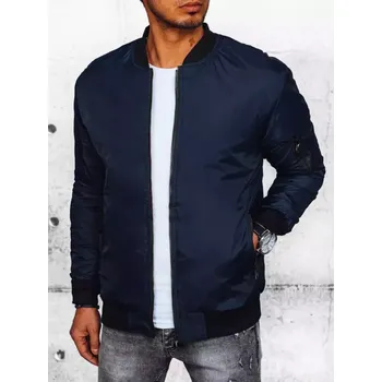 Pánské oblečení Pánská bunda bomber jacket tmavě modrá Dstreet DStreet černá 3264986