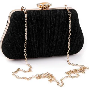 Kabelka Kabelka - psaníčko s lurexovým efektem, barva 3 černá