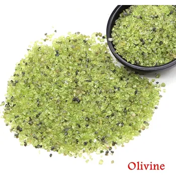 Přírodní kameny pro dekoraci | dekorativní kameny | harmonizační krystaly - Olivín , 100 g