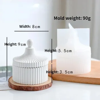 Silikonová forma na vázy pro domácí dekorace | forma na epoxid, forma na beton - Box Forma