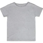 Dětské tričko z těžké bavlny KDTS grey melange 170-176
