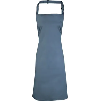 Pracovní zástěra Zástěra s laclem "Colours" PR 150 grey denim onesize