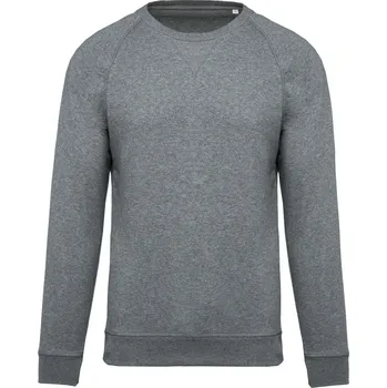Pánská mikina Pánská raglánová mikina z bio bavlny K 480 grey heather XXL