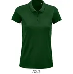 Dámské piqué polo z bio bavlny Planet Women bottle green L