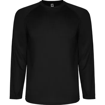 Dámské tričko Pánské tričko Montecarlo s dlouhým rukávem černá (02) L