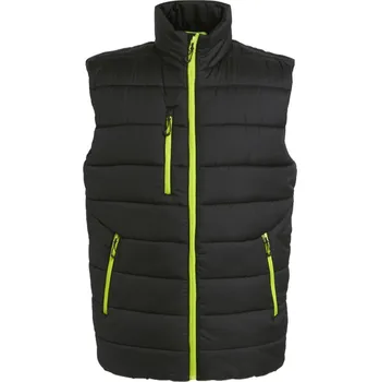 Pánská vesta Thermo vesta "Navigate" TRA 892 black-lime green L