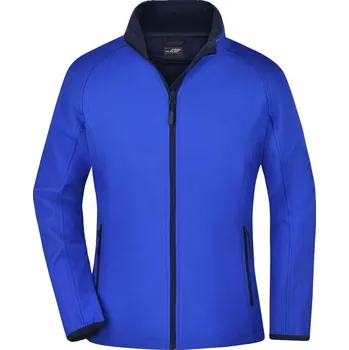 Dámská 2-vrstvá promo softshellová bunda JN 1129 nautic blue-navy L