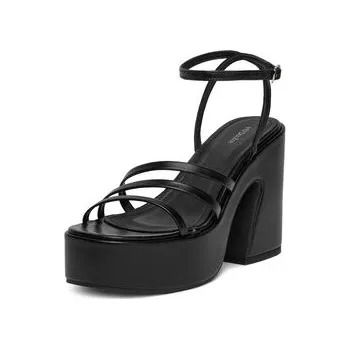 Dámské sandále Sandály DeeZee F7178-16 Černá 41