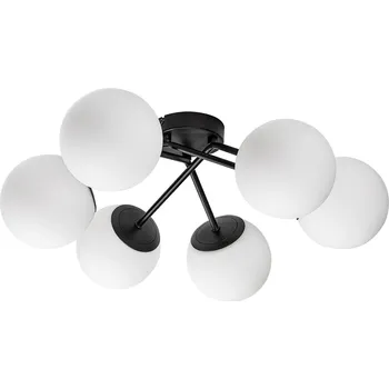 Černé stropní svítidlo Meduza pro žárovku 6x E14 - Rabalux - 71294 - 71294