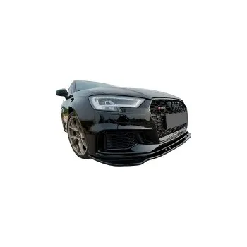Tuning Oneway přední spoiler Audi RS3 8V Sedan/Sportback Facelift -- rok výroby 2017-2020 - Verze 3 - lesklá černá SLEVA 5%
