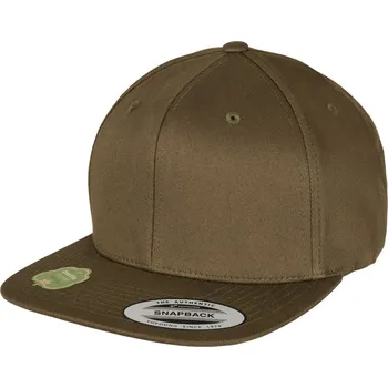 Kšiltovka 6 panelová Snapback bio kšiltovka 6089OC burnt olive onesize