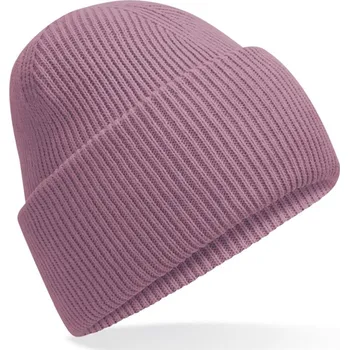 Čepice Pletená čepice s manžetou "Recycled" B 385R dusty purple onesize