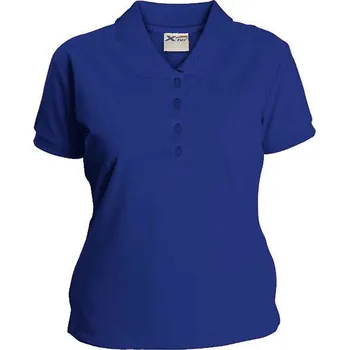 Dámské tričko Dámská pique polokošile Xfer 175 královská modrá (RO) XL