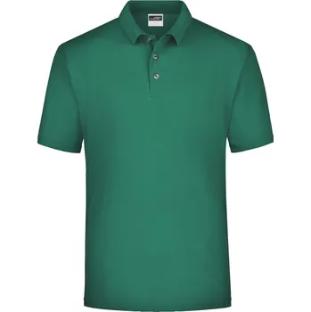 Pánské tričko Piqué polo JN 20 dark green L