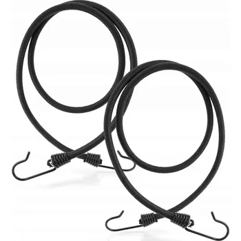 autokoberec Elastická guma s háčky na plachtu, gumové lanko - 90 cm / 2 ks